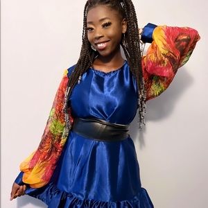 Custom made Dress, fits all sizes small, medium and Large